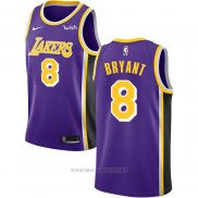 Camiseta Los Angeles Lakers Kobe Bryant NO 8 Statement Violeta