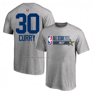 Camiseta Manga Corta All Star 2024 Stephen Curry Gris