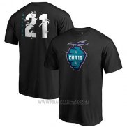 Camiseta Manga Corta Joel Embiid All Star 2019 Philadelphia 76ers Negro2