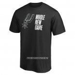 Camiseta Manga Corta San Antonio Spurs Whole New Game Negro