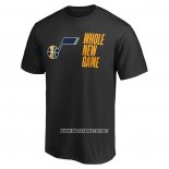 Camiseta Manga Corta Utah Jazz Whole New Game Negro