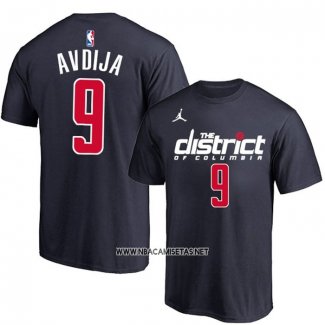 Camiseta Manga Corta Washington Wizards Deni Avdija Statement Azul