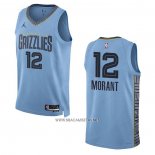 Camiseta Memphis Grizzlies Ja Morant NO 12 Statement 2022-23 Azul