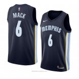 Camiseta Memphis Grizzlies Shelvin Mack NO 6 Icon 2018 Azul