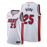 Camiseta Miami Heat Kendrick Nunn NO 25 Association 2019-20 Blanco