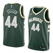 Camiseta Milwaukee Bucks Tyler Zeller NO 44 Icon 2018 Verde