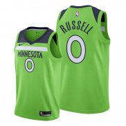 Camiseta Minnesota Timberwolves D'angelo Russell NO 0 Statement 2019-20 Verde