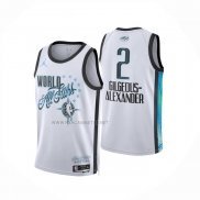 Camiseta NBA All Star 2026 Shai Gilgeous Alexander NO 2 Blanco