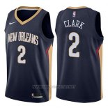Camiseta New Orleans Pelicans Ian Clark NO 2 Icon 2017-18 Azul