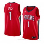 Camiseta New Orleans Pelicans Jarrett Jack NO 1 Statement 2018 Rojo