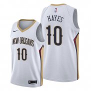 Camiseta New Orleans Pelicans Jaxson Hayes NO 10 Association 2019-20 Blanco