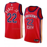 Camiseta New Orleans Pelicans Larry Nance Jr NO 22 Statement 2023-24 Rojo