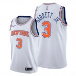 Camiseta New York Knicks Billy Garrett Jr. NO 3 Statement Blanco
