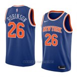 Camiseta New York Knicks Mitchell Robinson NO 26 Icon 2018 Azul