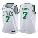 Camiseta Nino Boston Celtics Jaylen Brown NO 7 Association 2017-18 Blanco