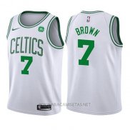 Camiseta Nino Boston Celtics Jaylen Brown NO 7 Association 2017-18 Blanco