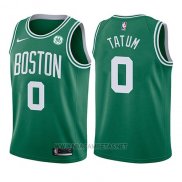 Camiseta Nino Boston Celtics Jayson Tatum NO 0 Icon 2017-18 Verde