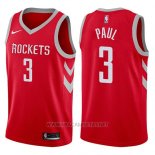 Camiseta Nino Houston Rockets Chris Paul NO 3 2017-18 Rojo