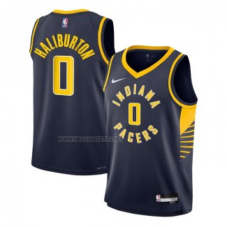 Camiseta Nino Indiana Pacers Tyrese Haliburton NO 0 Icon 2022-23 Azul