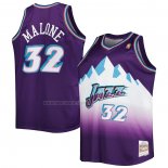 Camiseta Nino Utah Jazz Karl Malone NO 32 Mitchell & Ness 1996-97 Violeta