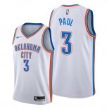 Camiseta Oklahoma City Thunder Chris Paul NO 3 Association Blanco2