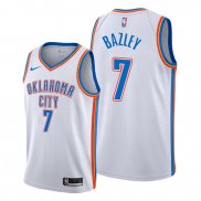 Camiseta Oklahoma City Thunder Darius Bazley NO 7 Association Blanco
