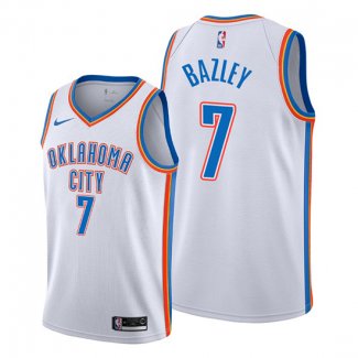 Camiseta Oklahoma City Thunder Darius Bazley NO 7 Association Blanco