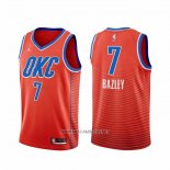 Camiseta Oklahoma City Thunder Darius Bazley NO 7 Statement 2021 Naranja