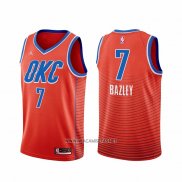 Camiseta Oklahoma City Thunder Darius Bazley NO 7 Statement 2021 Naranja