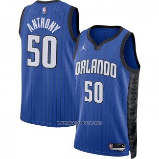 Camiseta Orlando Magic Cole Anthony NO 50 Statement 2022-23 Azul