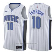 Camiseta Orlando Magic Evan Fournier NO 10 Association 2017-18 Blanco