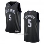 Camiseta Orlando Magic Paolo Banchero NO 5 Ciudad 2022-23 Negro