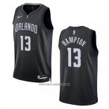 Camiseta Orlando Magic R.J. Hampton NO 13 Ciudad 2022-23 Negro