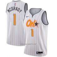 Camiseta Orlando Magic Tracy McGrady NO 1 Ciudad 2020-21 Blanco