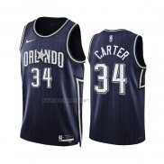 Camiseta Orlando Magic Wendell Carter NO 34 Ciudad 2023-24 Azul