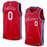 Camiseta Philadelphia 76ers Jerryd Bayless NO 0 Statement 2018 Rojo