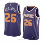 Camiseta Phoenix Suns Ray Spalding NO 26 Icon 2018 Violeta