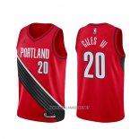 Camiseta Portland Trail Blazers Harry Giles III NO 20 Statement Rojo
