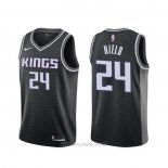Camiseta Sacramento Kings Buddy Hield NO 24 Statement Negro