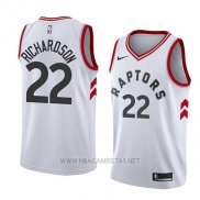 Camiseta Toronto Raptors Malachi Richardson NO 22 Association 2017-18 Blanco