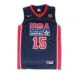 Camiseta USA 1992 Magic Johnson NO 15 Negro