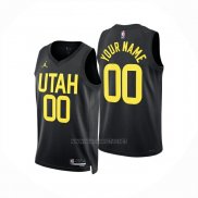 Camiseta Utah Jazz Personalizada Statement 2024-25 Negro
