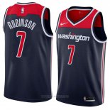 Camiseta Washington Wizards Devin Robinson NO 7 Statement 2018 Negro