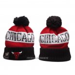 Gorro Beanie Chicago Bulls Blacno Negro Rojo