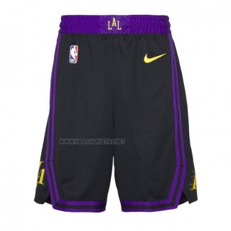 Pantalone Los Angeles Lakers Ciudad 2025-26 Negro