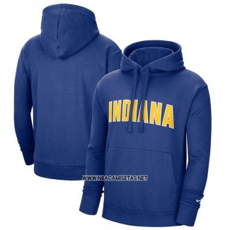 Sudaderas con Capucha Indiana Pacers Ciudad 2020-21 Azul