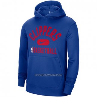 Sudaderas con Capucha Los Angeles Clippers Performance Practice 2021-2022 Azul