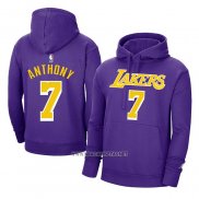 Sudaderas con Capucha Los Angeles Lakers Carmelo Anthony Violeta