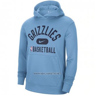 Sudaderas con Capucha Memphis Grizzlies Performance Practice 2021-2022 Azul