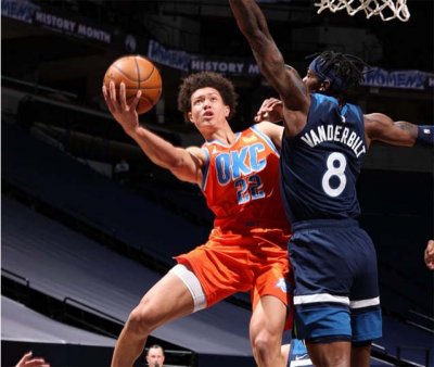 El trueno vence a los Timberwolves
